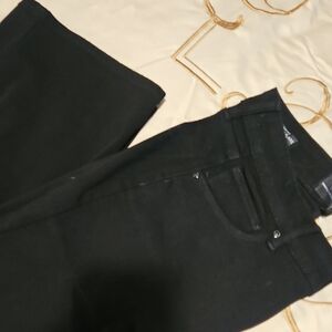 WHBM- Skinny Flare Sculpt Black Jeans  10Long